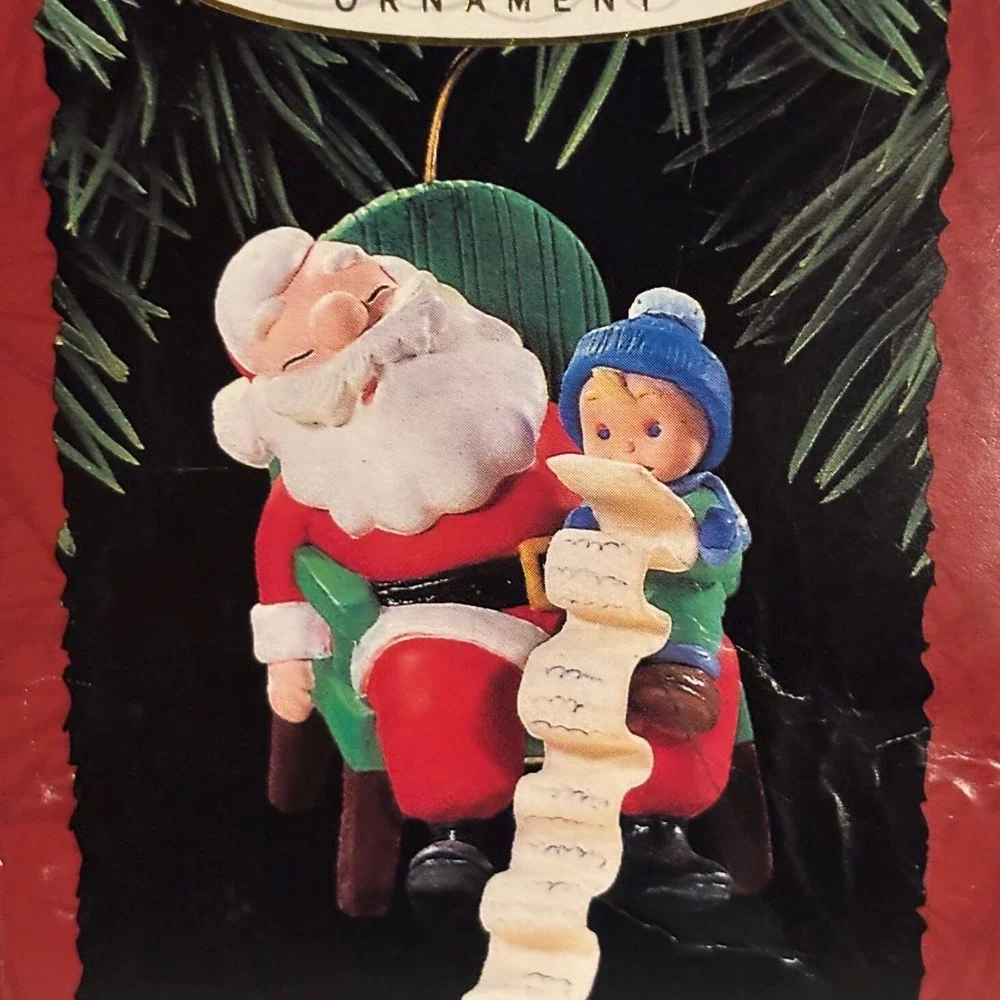 Hallmark Keepsake Ornament 1995 Dream On Santa Claus Sleeping QX6007 Vintage NIB